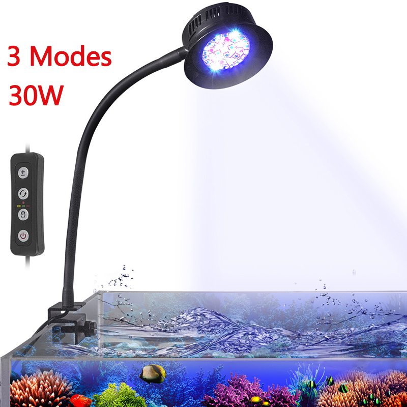 Marine Aquarium Water - ไฟ LED สำหรับตู้ปลาทะเล ไฟสำหรับตู้ปลาทะเลน้ำเค็ม 30 วัตต์