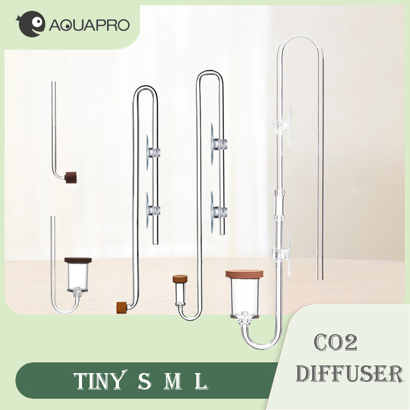 Marine Aquarium Water - พิพิธภัณฑ์สัตว์น้ํา CO2 Diffuser ถังปลา Bubble MINI