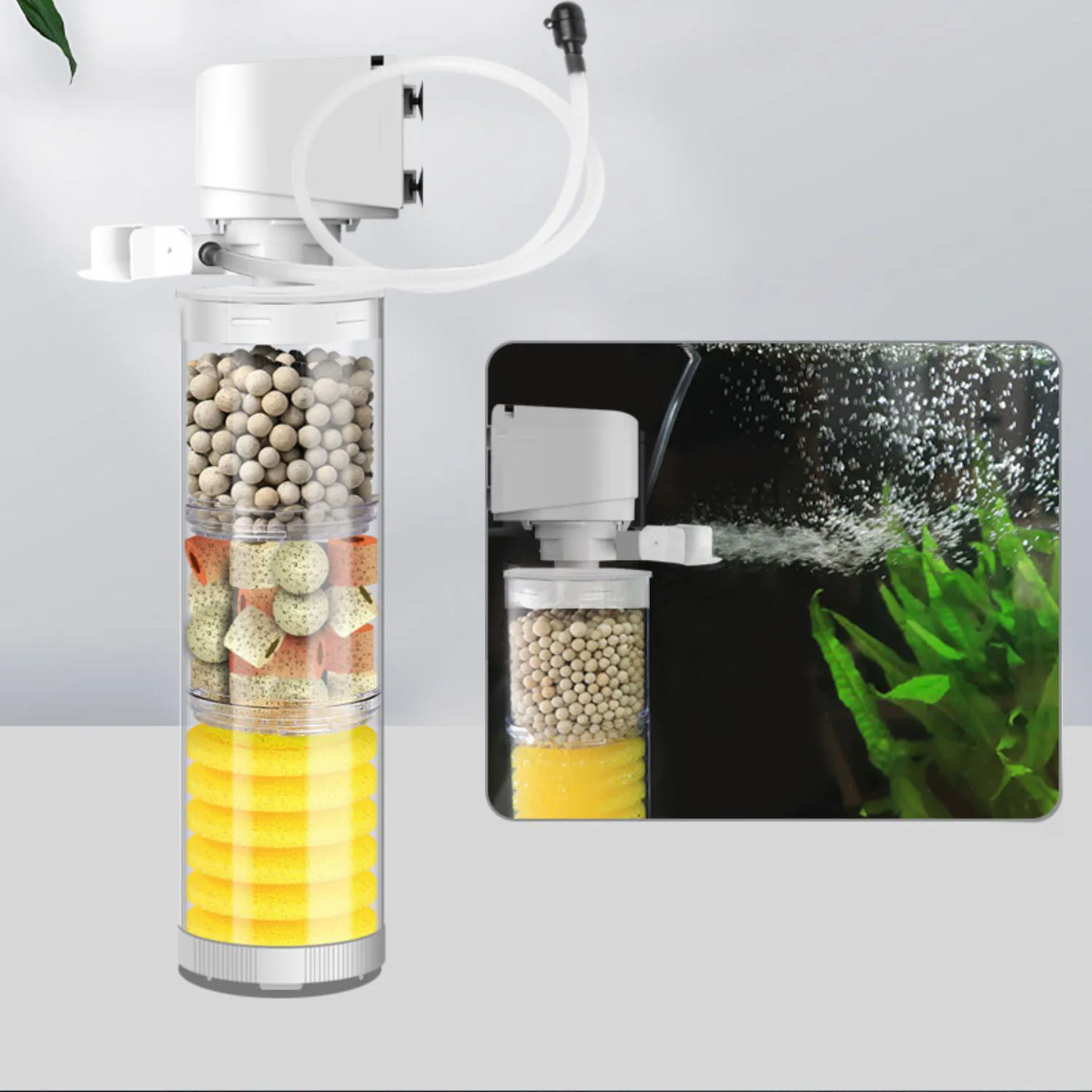 220V 50Hz Silent Filter สําหรั - Marine Aquarium Water บทวิจารณ์และราคา