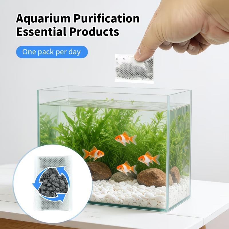 10/20/40 ชิ้นถุงคาร์บอนกัมมันต - Marine Aquarium Water บทวิจารณ์และราคา