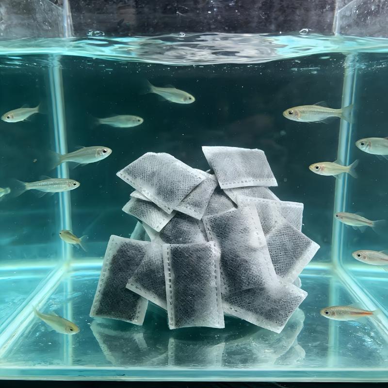 10/20/40 ชิ้นถุงคาร์บอนกัมมันต - Marine Aquarium Water บทวิจารณ์และราคา