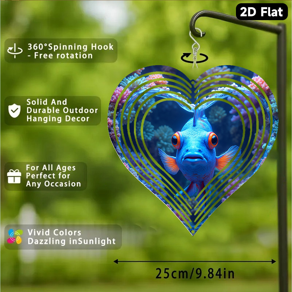 โมบายลมรูปปลาแมนดารินสีน้ำเงิน - Aquarium Blue Marine บทวิจารณ์และราคา